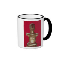 Figure of a god wearing a torque coffee mug