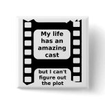 Figure Out The Plot Funny Button Badge