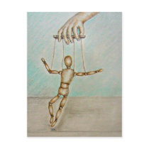 Figure show postcards