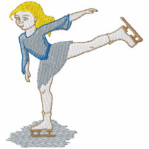 Figure Skater Girl embroidered shirts