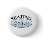 Figure Skating Coach Pinback Buttons