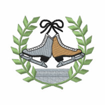 Figure Skating Crest embroidered shirts