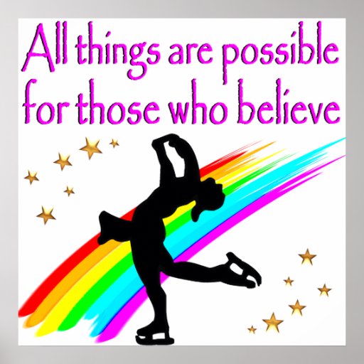 FIGURE SKATING DREAMS POSTER Zazzle