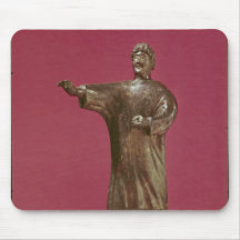 Figurine of a man wearing a sagum mouse pad