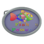 Fih Power Oval Belt Buckle