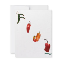 Fiji Chili Peppers Personalized Announcement