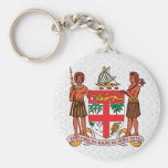 Fiji Coat of Arms detail Key Chains