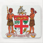 Fiji Coat of Arms detail mousepads
