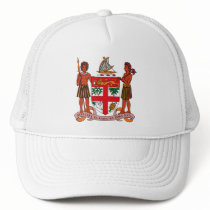 Fiji Coat of Arms Hat by FlagTshirts Fiji Coat of Arms Hat
