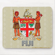 Fiji Coat of Arms Mousepads