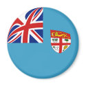 Fiji Fisheye Flag Magnet