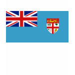 Fiji Flag Map Spaghetti Top
