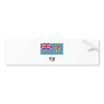 Fiji Flag bumper stickers by flagshirt Fiji Flag bumper stickers