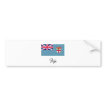 Fiji Flag Design bumper stickers by flagshirt Fiji Flag Design bumper stickers