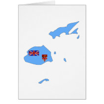 Fiji flag map cards by FlagStore Fiji flag map cards