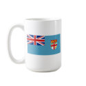 Fiji Flag & Map Mug