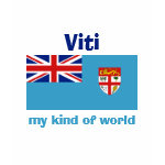 Fiji Flag Map Text Ladies Baby Doll