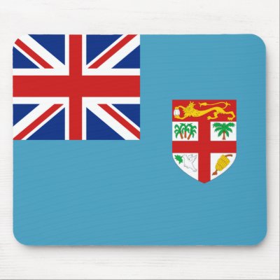 Fiji Flag Mousepad by FlagAndMap