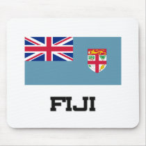 Fiji Flag Mouse Pads