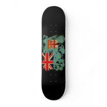 Fiji Flag Custom Skate Board