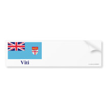 Fiji Flag with Name in Fijian bumper stickers by Vexillophile Fiji Flag with Name in Fijian bumper stickers