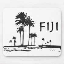 Fiji - Graphic Palm Trees Mousepad