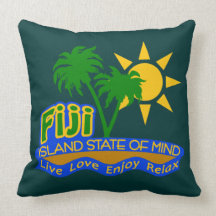 Fiji Island State of Mind pillow