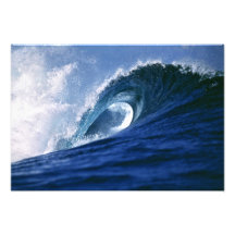 Fiji Islands, Tavarua, Cloudbreak. A wave Photo
