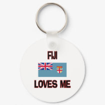 Fiji Loves Me keychains by flagshirt Fiji Loves Me keychains