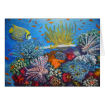 Fiji soft reef cards by oceanart Fiji soft reef cards