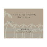 Fiji: Tropical Palm Trees in Taupe, Creme, Blue postcards