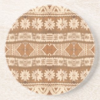Fiji Wooden Carving Design on Table Drink Coaster coaster