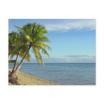 Fijian Beach and Palm Trees postcards