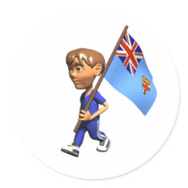 Fijian Boy stickers by worldtees Fijian Boy stickers