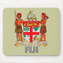 Fijian Emblem mousepads by FlagStore Fijian Emblem mousepads