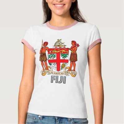 Fijian Emblem Tee Shirts by FlagStore