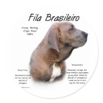 Fila Brasileiro History Design stickers by GreyWolfCreation Fila Brasileiro History Design stickers