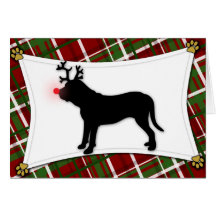Fila Brasileiro Reindeer Christmas Card