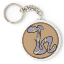 Filbert the Worm Keychain keychains