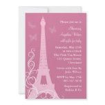 Filigree Butterflies in Paris invitations