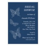 Filigree Butterfly Bridal Shower (teal) Invite