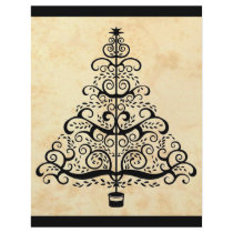 Filigree Christmas Tree letterhead by TNMgraphics Filigree Christmas Tree letterhead