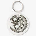 Filigree Moon Fairy keychains by Bohemian_Spirit Filigree Moon Fairy keychains