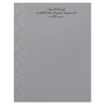 Filigree Smoke Letterhead
