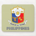Filipina Emblem mousepads by FlagStore Filipina Emblem mousepads