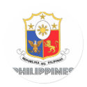 Filipina Emblem stickers by FlagStore Filipina Emblem stickers