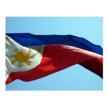 filipino flag postcards