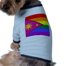 Filipino GLBT Pride Flag pet clothing