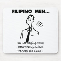 Filipino Men Are Best mousepads