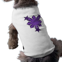 Filipino Sun and Stars Dog Shirt Purple
